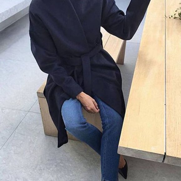 Toteme Jackets & Blazers - Toteme Chelsea Coat in Black